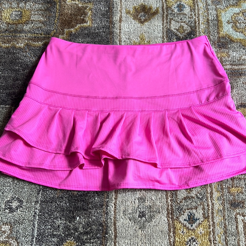 Lucky in Love pink tennis skirt